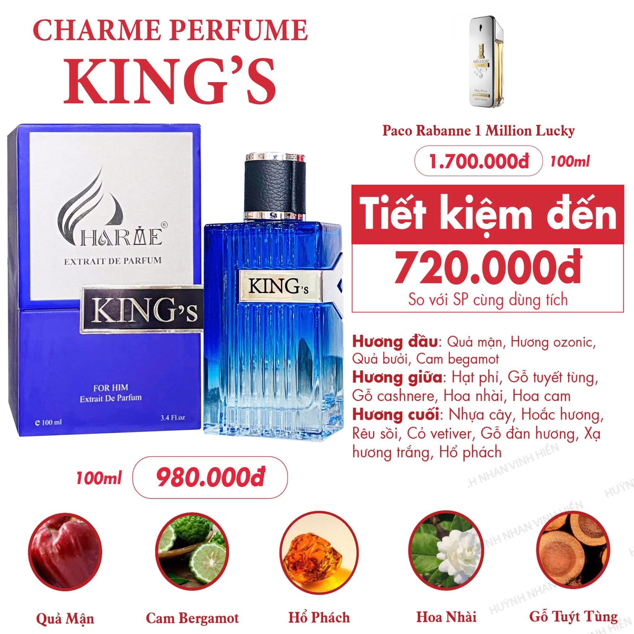 Charme King - Đầy đê mê khiến mọi cô nàng phải thổn thức
